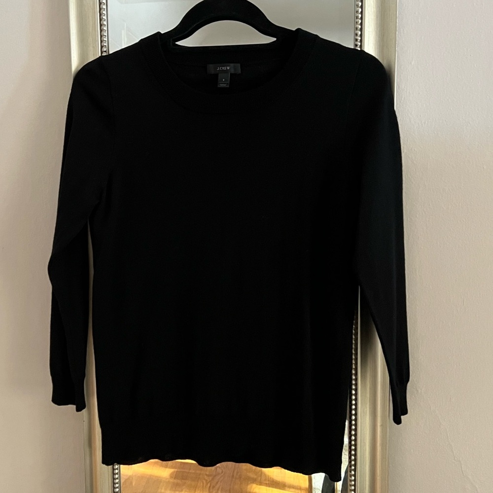 J Crew Black Tippi Sweater